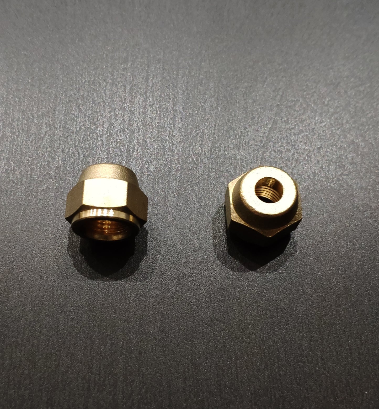 Refrigerant line union nuts connecting nipple EasyConnection 1/4" + 3/8"