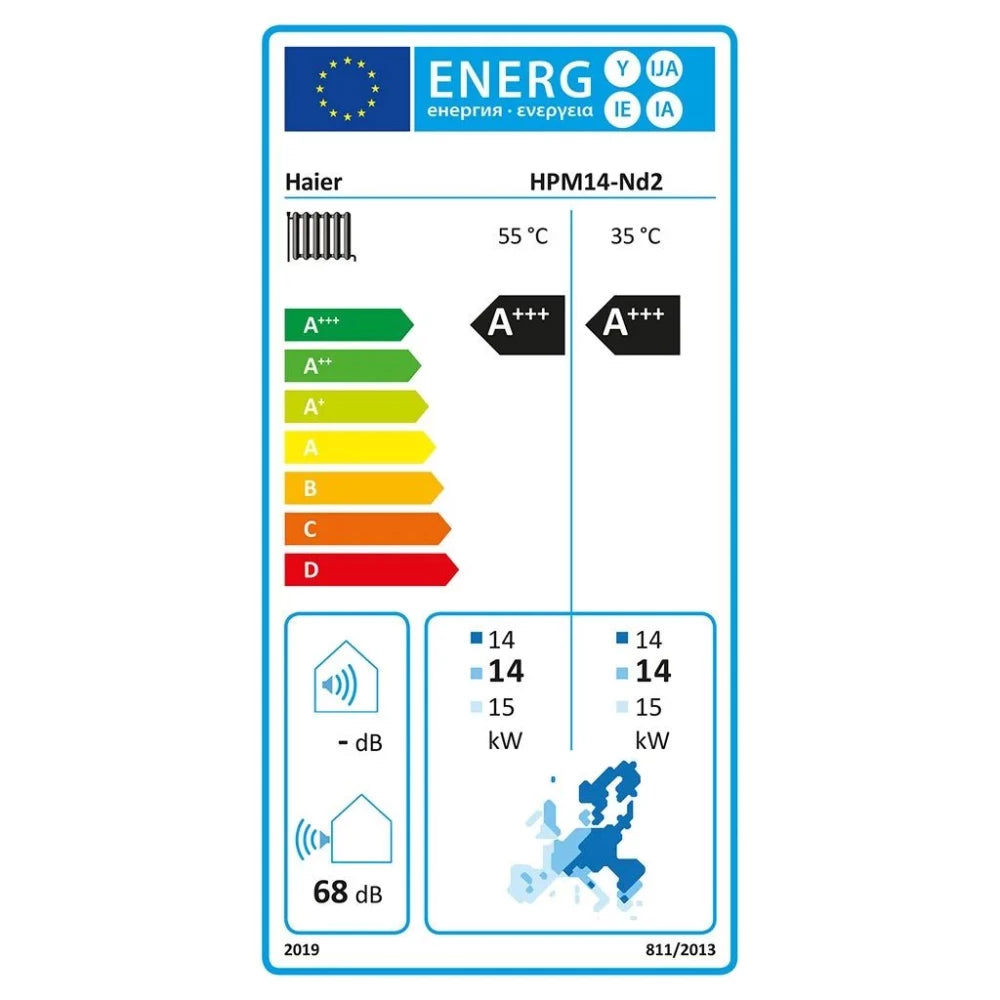 Haier air/water monoblock heat pump 16 KW R290 HPM16-Nd2 A+++