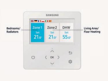 Samsung ClimateHub 9KW Split-Wärmepumpe - 200l Komplettsystem All-In-One A+++/A+