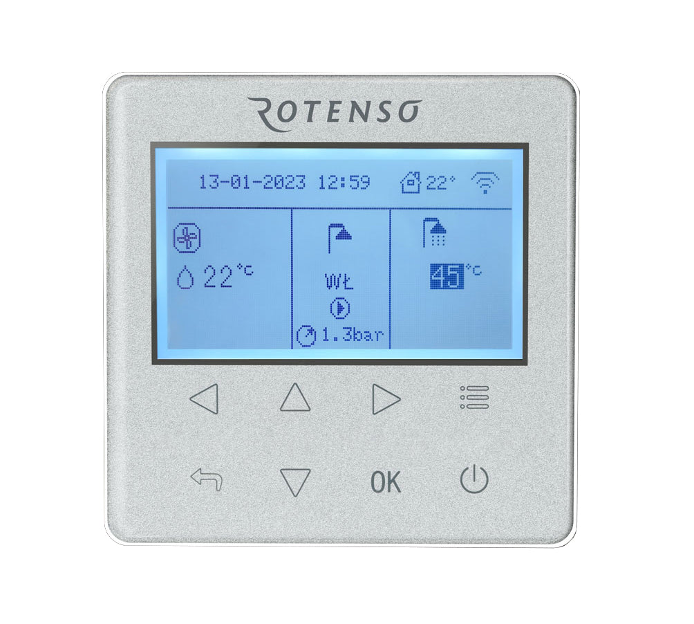 Rotenso Airmi Heat Pump Monoblock Air-to-Water 14KW Black BAFA Wifi A+++, Heating & Cooling (Midea)