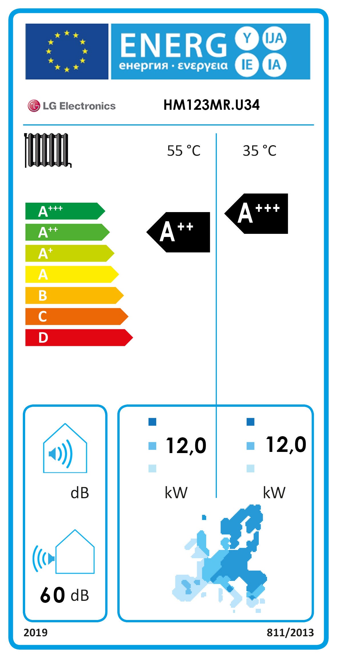 LG THERMA V HM163MR.U34 Monoblock Luft/ Wasser Wärmepumpe 16,0kW R32