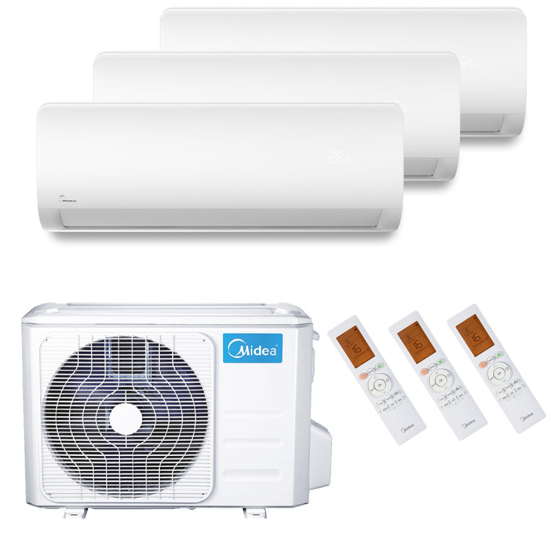 Midea Air Conditioner Xtreme Save Pro Multisplit Set 3 x 2.6 kW MSAGAU-09HRFN8-ME A++/A+