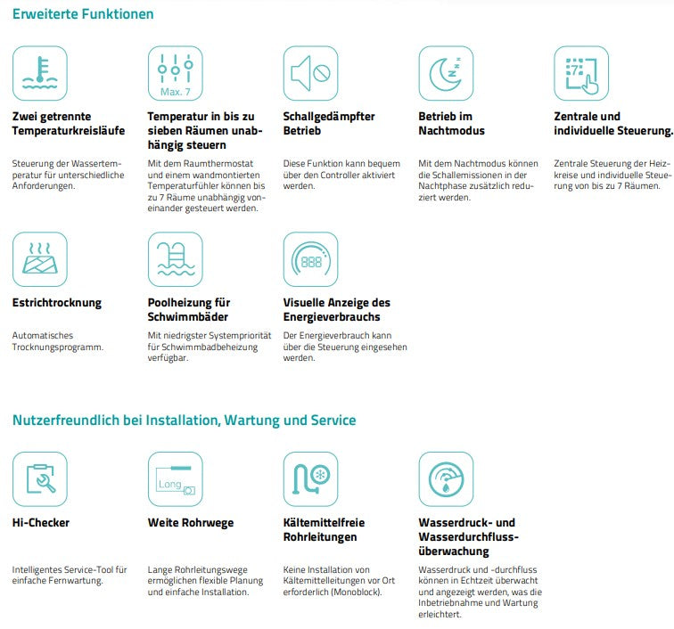 Hisense Hi-Therma Split heat pump 8kW (11kW) indoor unit + outdoor unit R32 A+++