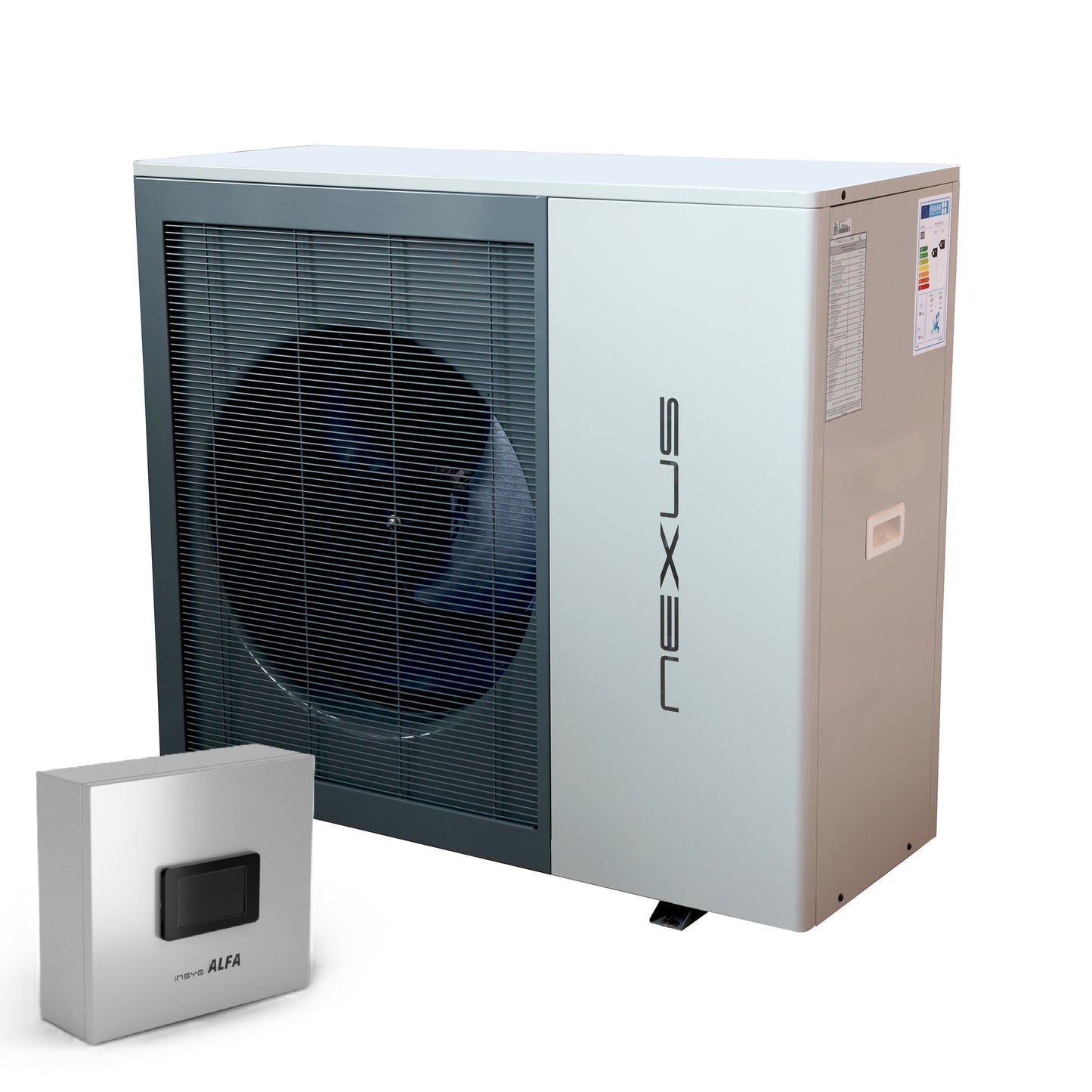 Sunex NEXUS M8 EVI Monoblock Wärmepumpe 8kW optional Steuerungsmodul Insyg Cloud mit Antenne + Hydraulikmodul Hydra Box