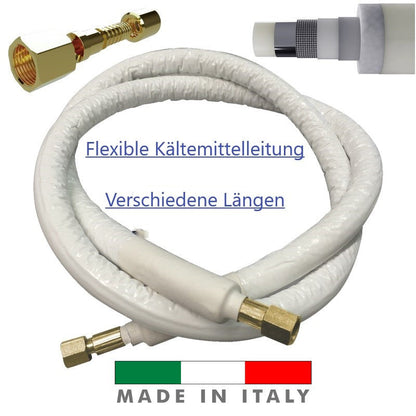 flexible Kältemittelleitung 1/4"+ 1/2" - 1m bis 25m aus thermoplastischen Mehrschicht System - TÜV Zertifiziert