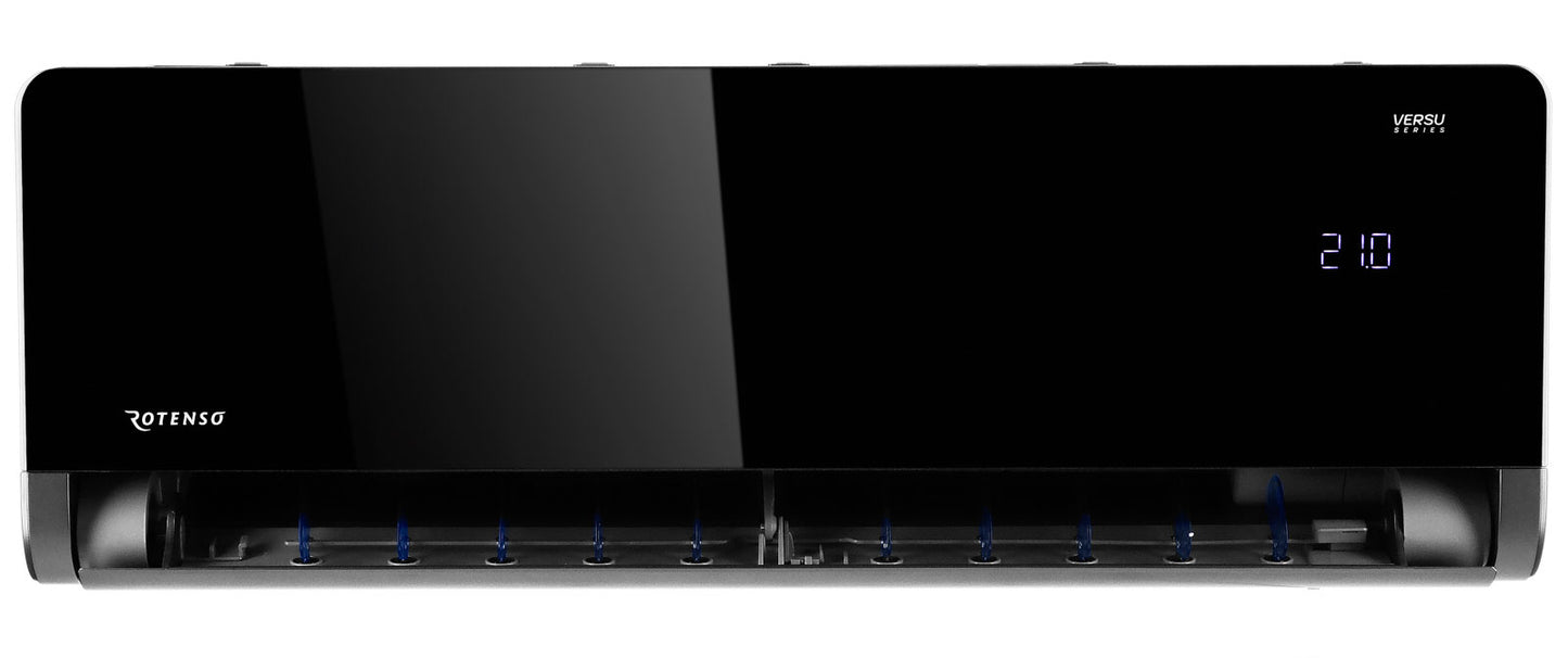 Rotenso Premium Klimaanlage Versu Mirror 2,6 kW bis 5,3 kW Single-Split Wandgeräte-Set Digital Inverter WiFi A+++