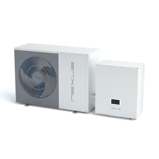 Sunex NEXUS EVI 10 Split Wärmepumpe 10kW für Brauchwasser und Heizung