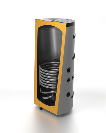 SUNEX Pufferspeicher FISH S5 X 200 bis 500 Liter mit einem Wärmetauscher