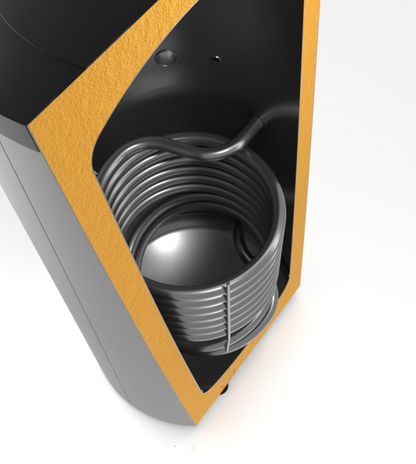 SUNEX Pufferspeicher FISH S5 X 200 bis 500 Liter mit einem Wärmetauscher