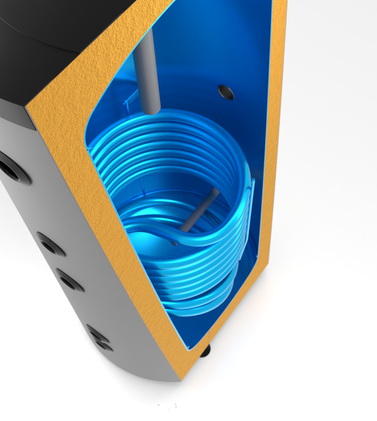 SUNEX Warmwasserspeicher FISH S1 X 200 bis 500 Liter 1x Wärmetauscher