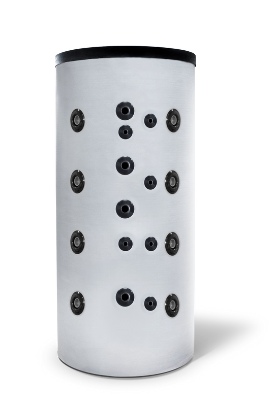 SUNEX Pufferspeicher FISH S11 X 200 bis 500 Liter 2x Wärmetauscher Spezialdesign für Solaranlage