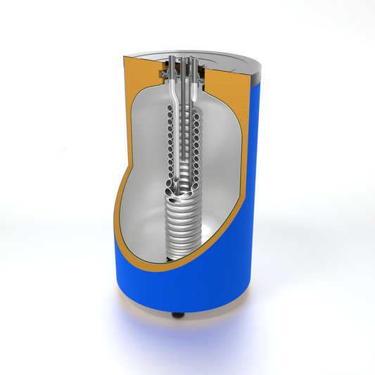 SUNEX Warmwasserspeicher FISH Carbon S15X 200 Liter - mit Wärmetauscher