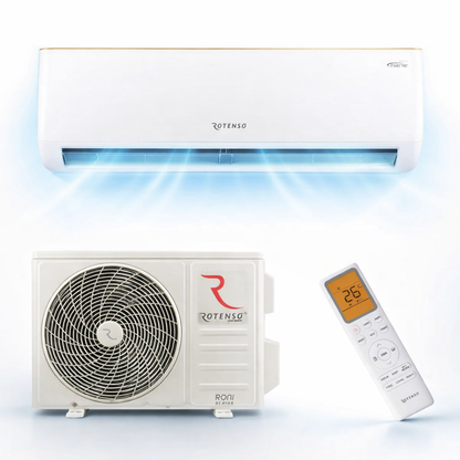Rotenso Roni air conditioner, 2.6 kW to 7 kW, single-split wall-mounted unit set, digital inverter, WiFi, A++
