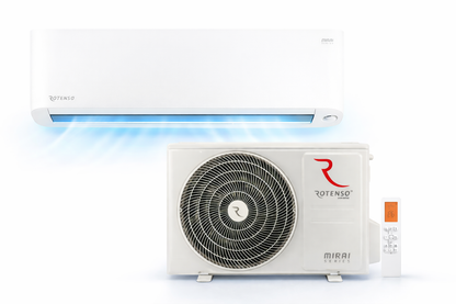 Rotenso Mirai air conditioner, 2.6 kW to 3.5 kW, single-split wall unit set, digital inverter, WiFi, A+++