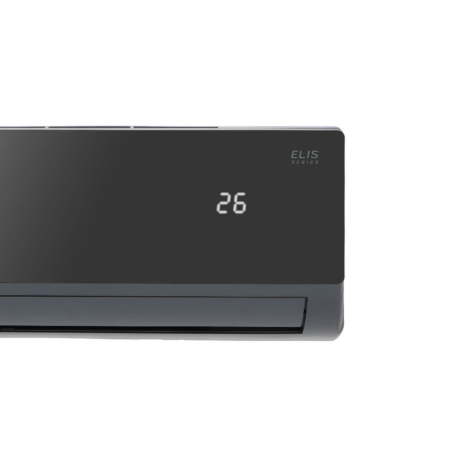 Rotenso Klimaanlage Elis Black 2,6 kW bis 6,8 kW Single-Split Wandgeräte-Set Digital Inverter WiFi A++