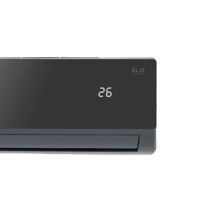 Rotenso Klimaanlage Elis Black 2,6 kW bis 6,8 kW Single-Split Wandgeräte-Set Digital Inverter WiFi A++