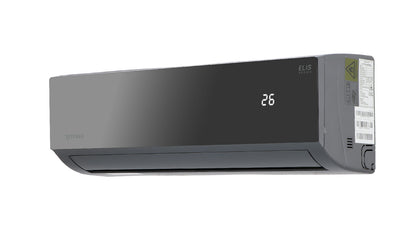 Rotenso Klimaanlage Elis Black 2,6 kW bis 6,8 kW Single-Split Wandgeräte-Set Digital Inverter WiFi A++