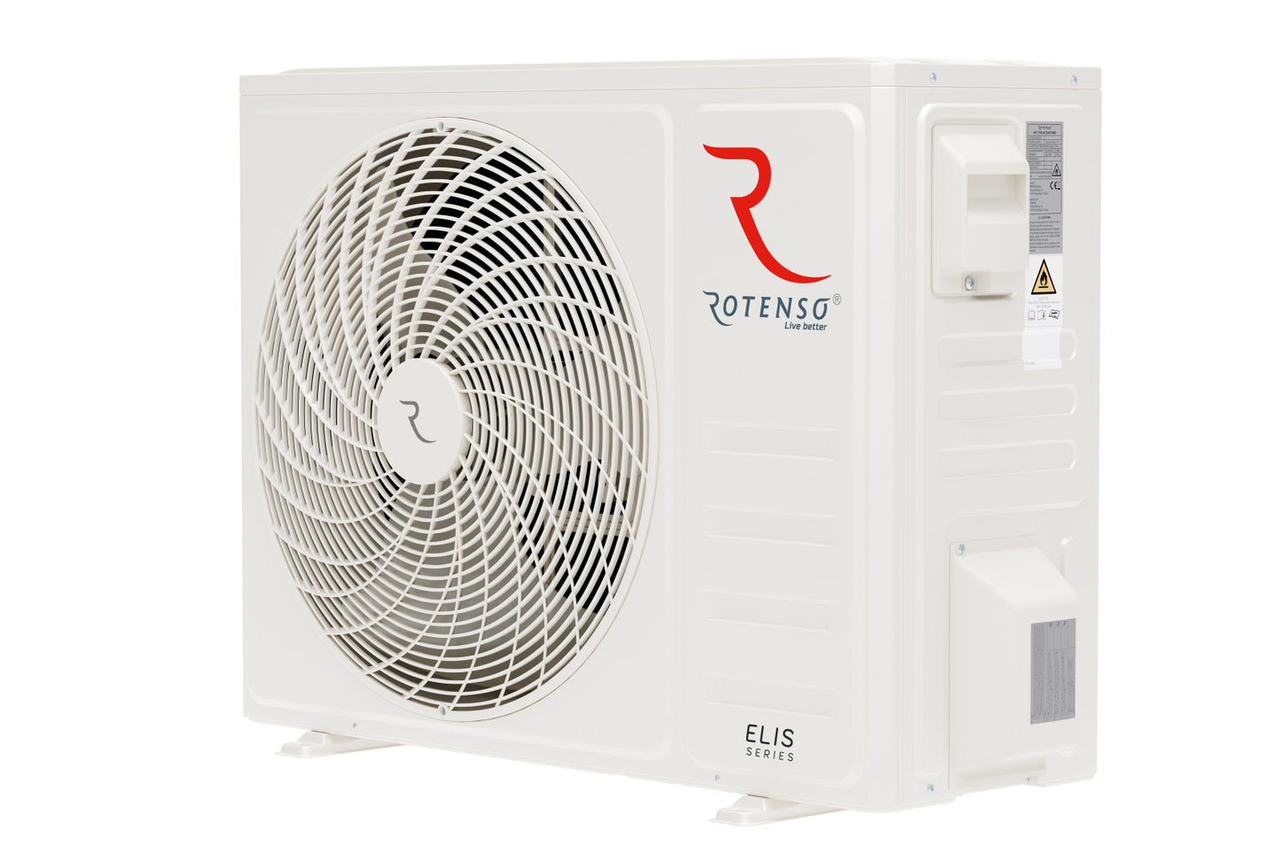 Rotenso Klimaanlage Elis Silver 2,6 kW bis 6,8 kW Single-Split Wandgeräte-Set Digital Inverter WiFi A++