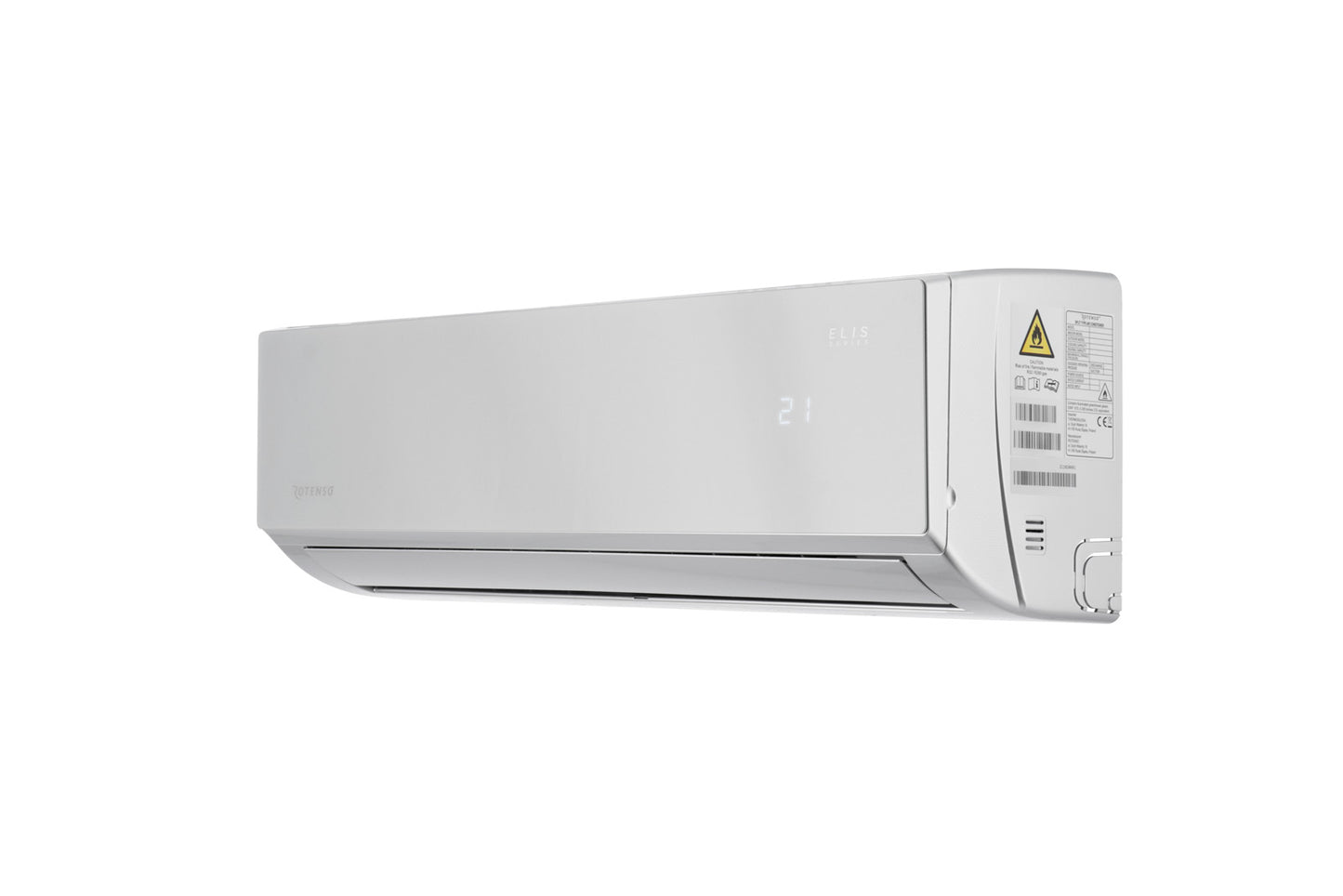 Rotenso Klimaanlage Elis Silver 2,6 kW bis 6,8 kW Single-Split Wandgeräte-Set Digital Inverter WiFi A++