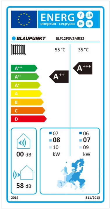 Energieeffizienzklasse für Kühlen