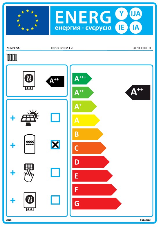 Energieeffizienzklasse für Kühlen