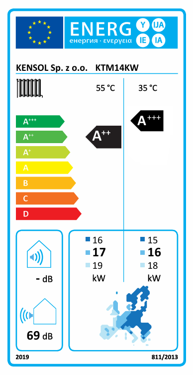 Kensol KTM 14 kW Monobloc Heat Pump | Kensol - KTM14KW | R32 | Heating & Cooling | New