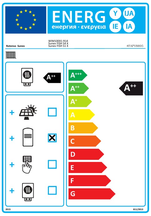 Rotenso Windmi monoblock air-to-water heat pump 10kW WIM100X1 BAFA - buffer tank - domestic hot water tank