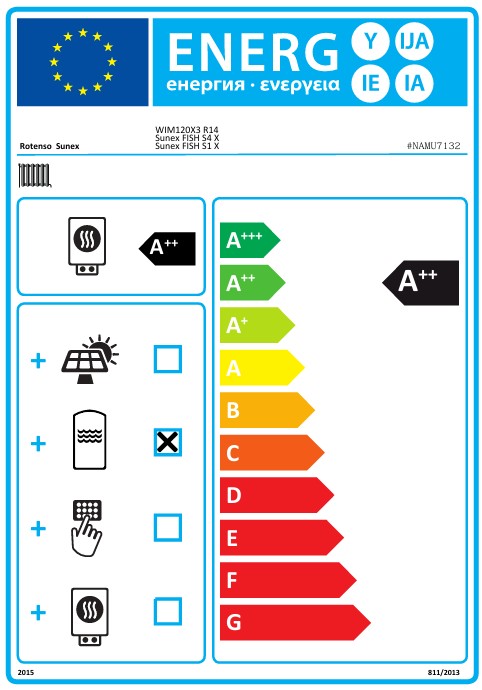 Energieeffizienzklasse für Kühlen