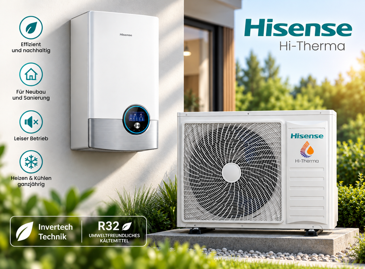 Special Offer Hisense Hi-Therma Split Heat Pump 8kW (11kW) Indoor Unit + Outdoor Unit R32 A+++