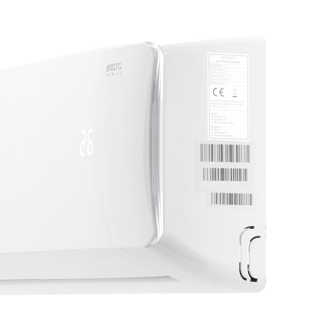 Rotenso Klimaanlage Imoto 2,6 kW bis 7 kW Single-Split Wandgeräte-Set Digital Inverter WiFi A+++