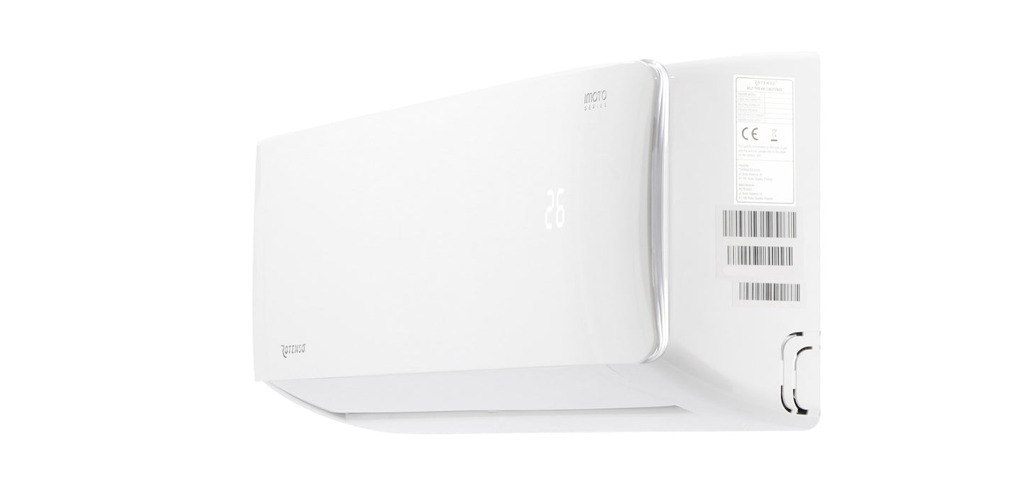 Rotenso Klimaanlage Imoto 2,6 kW bis 7 kW Single-Split Wandgeräte-Set Digital Inverter WiFi A+++