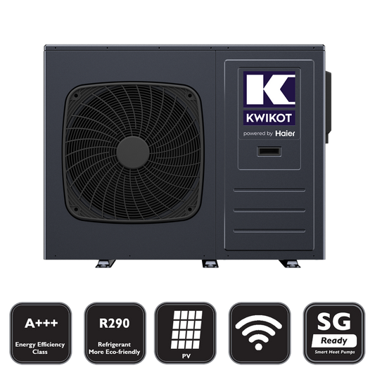 (Haier) Kwikot Monoblock Luft/Wasser Wärmepumpe 12 KW R290 KAWM12-Nd2 A+++