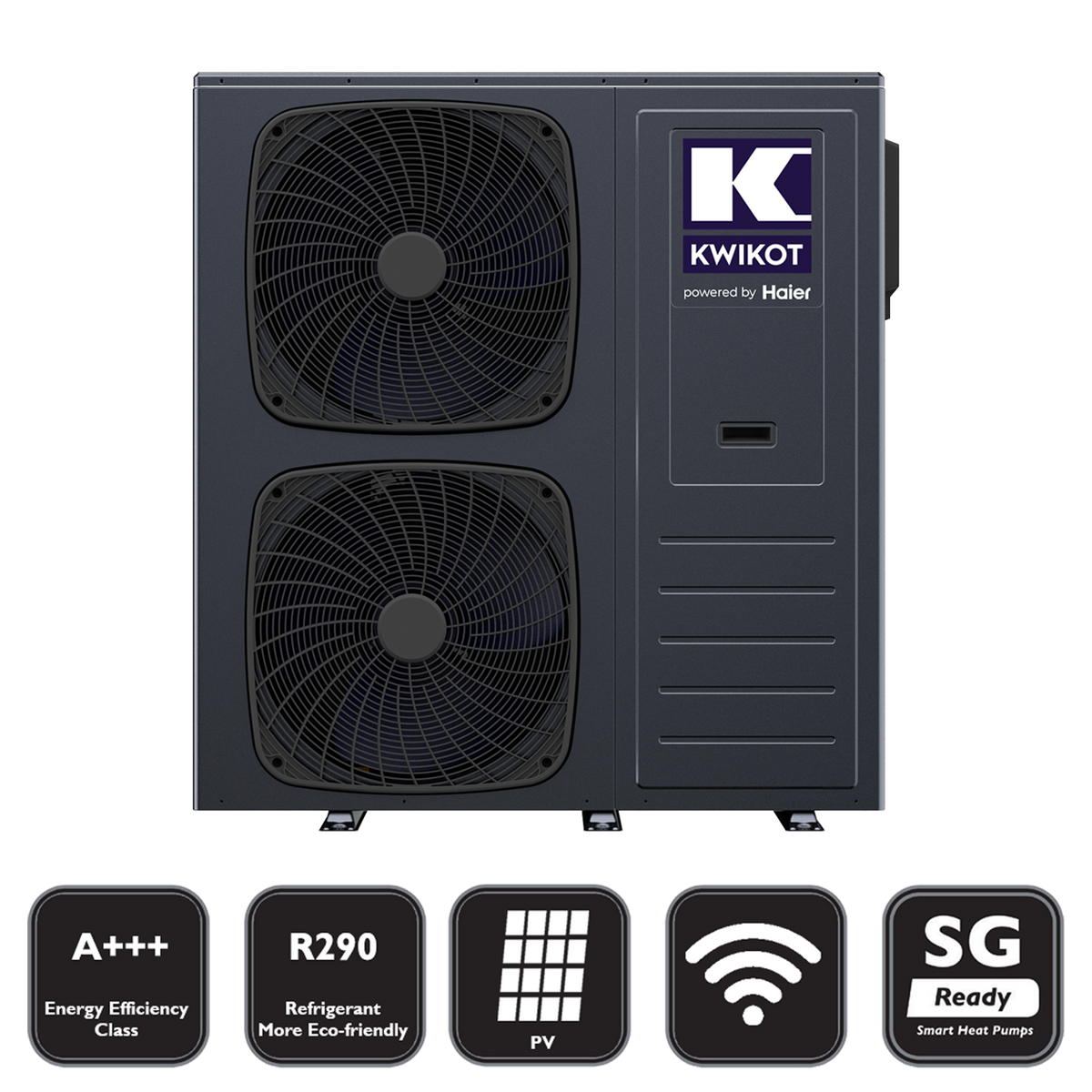 (Haier) Kwikot Luft/Wasser Monoblock Wärmepumpe 16 KW R290 KAWM16-Nd2 A+++