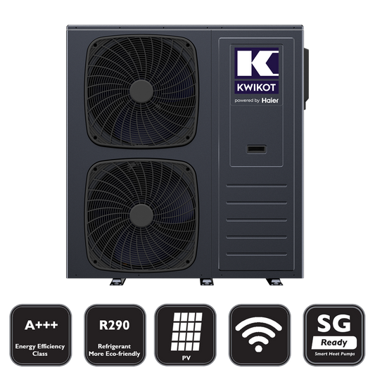 (Haier) Kwikot Luft/Wasser Monoblock Wärmepumpe 16 KW R290 KAWM16-Nd2 A+++