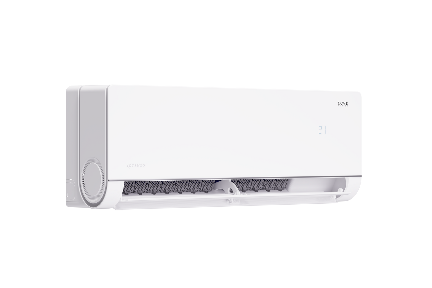 Rotenso Klimaanlage Luve White 2,7 kW bis 5,3 kW Single-Split Wandgeräte-Set Digital Inverter WiFi A+++