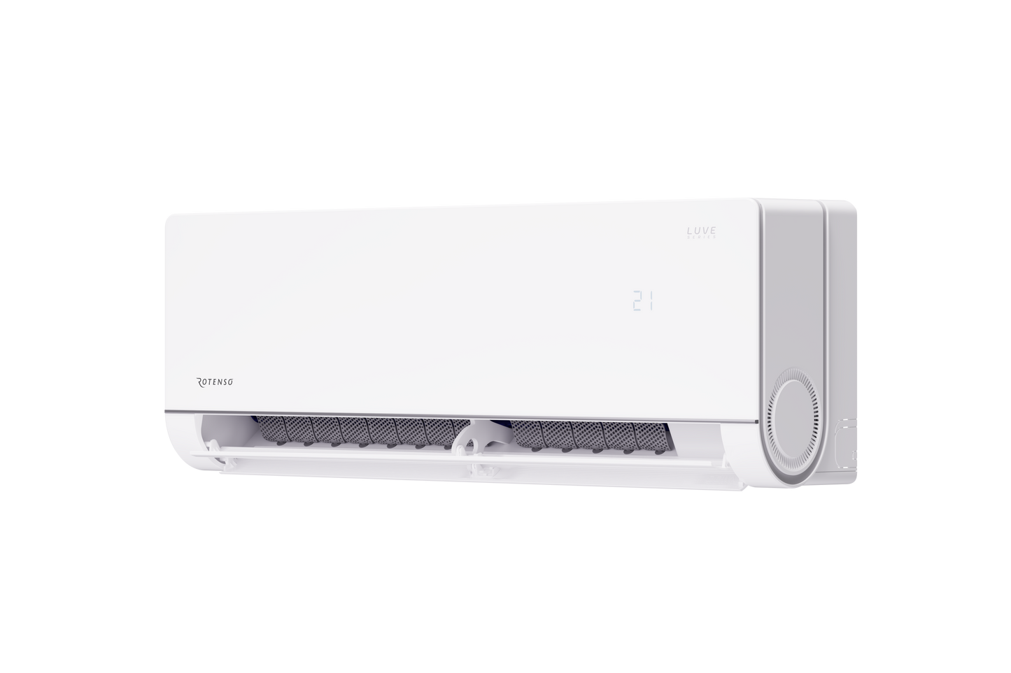 Rotenso Klimaanlage Luve White 2,7 kW bis 5,3 kW Single-Split Wandgeräte-Set Digital Inverter WiFi A+++