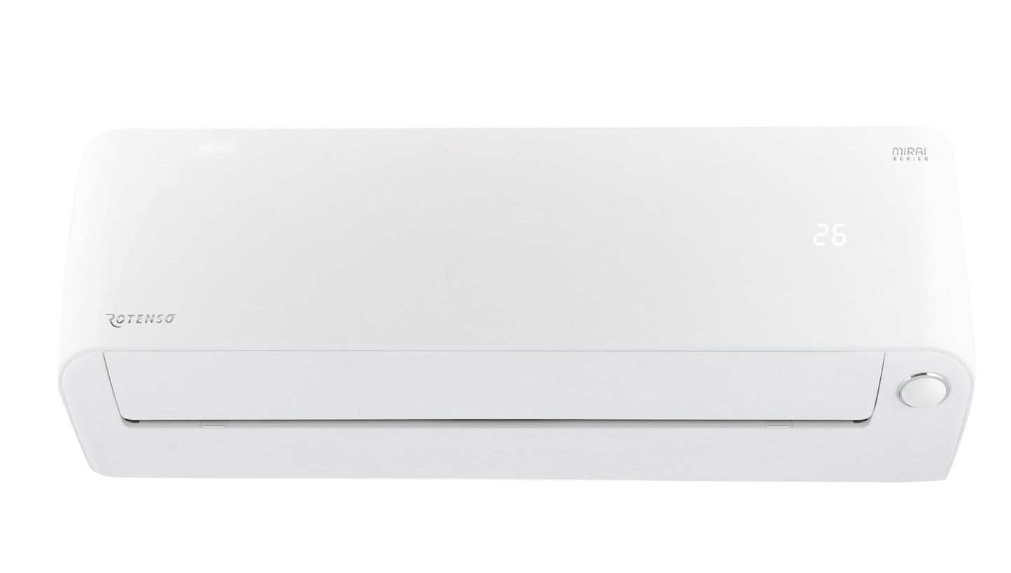 Rotenso Mirai air conditioner, 2.6 kW to 3.5 kW, single-split wall unit set, digital inverter, WiFi, A+++