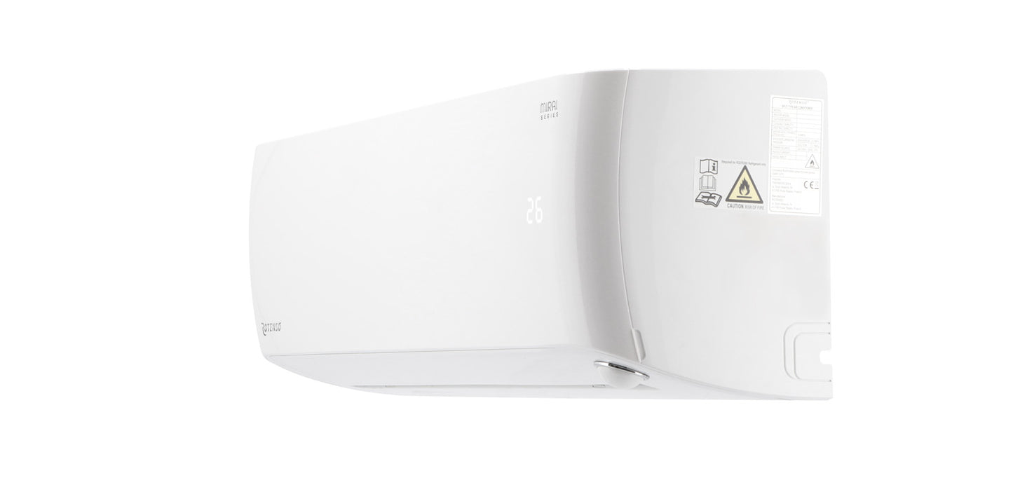 Rotenso Mirai air conditioner, 2.6 kW to 3.5 kW, single-split wall unit set, digital inverter, WiFi, A+++