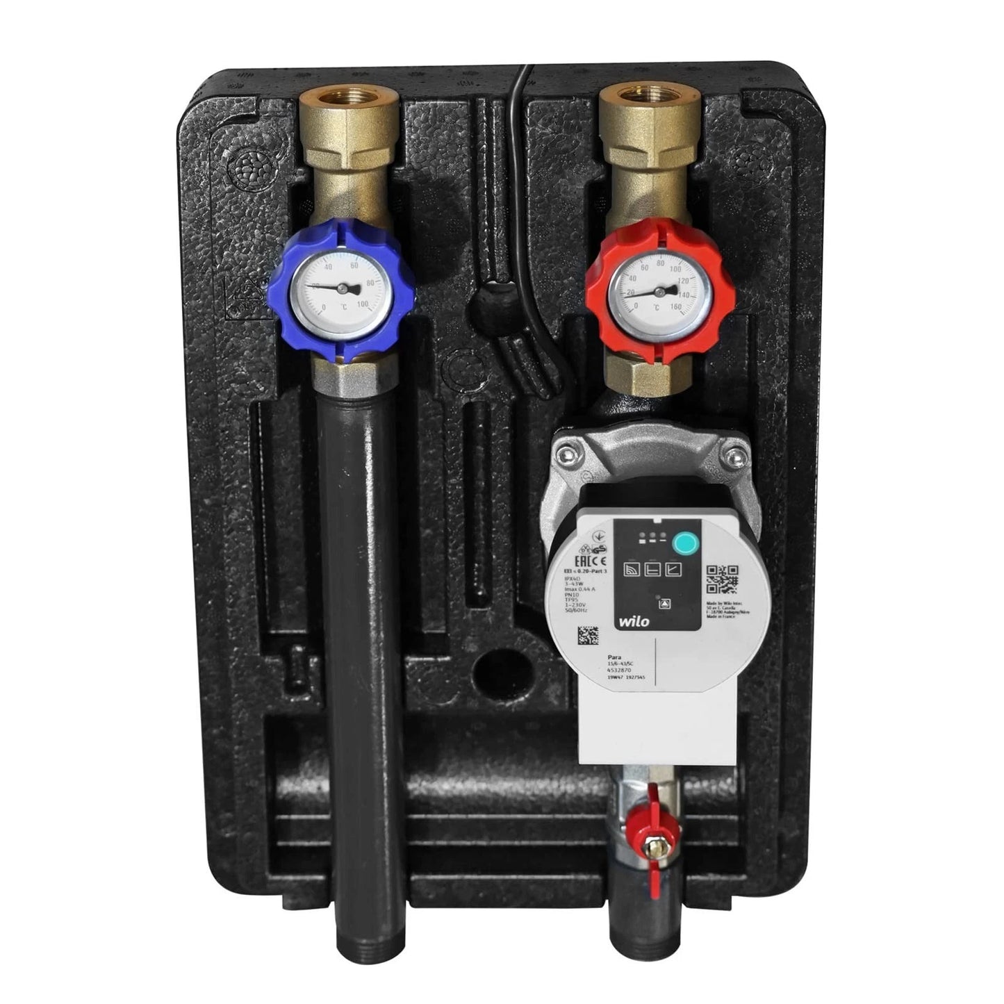 Pumpengruppe für Zentralheizung - Zweiwege ohne Mischventil - GPO Wilo DN 25