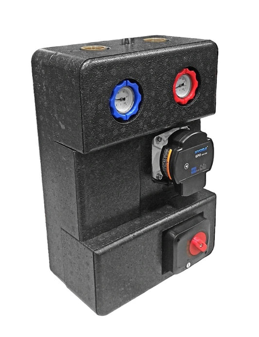 Pumpengruppe für Zentralheizung - mit Dreiwege Mischventil mit Servomotor - Hydra GPO S DN 25