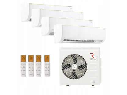 Rotenso Roni air conditioner 4x 3.5kW 12000BTU - Multisplit wall unit set Digital Inverter WiFi A++