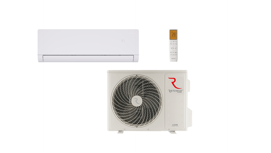 Rotenso Klimaanlage Luve White 2,7 kW bis 5,3 kW Single-Split Wandgeräte-Set Digital Inverter WiFi A+++