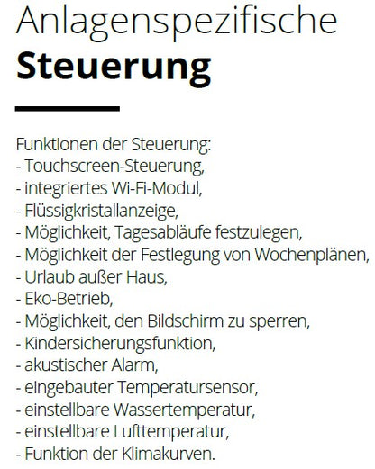 Rotenso Windmi Wärmepumpe Monoblock Luft-Wasser 14KW WIM140X3 BAFA - Pufferspeicher - Brauchwasserspeicher