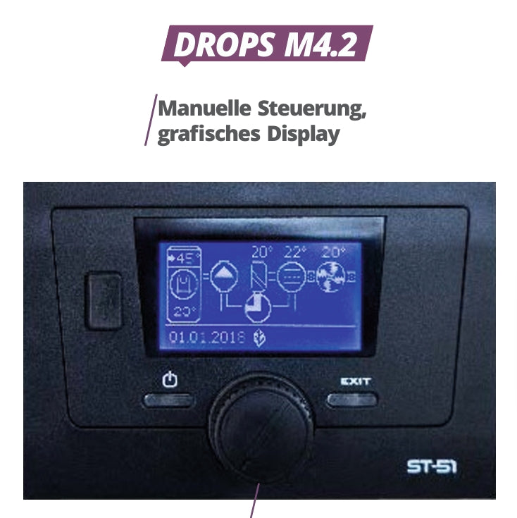 Sunex DROPS M 4.2 Wärmepumpe für Warmwasser Brauchwasser Trinkwasser Heizung