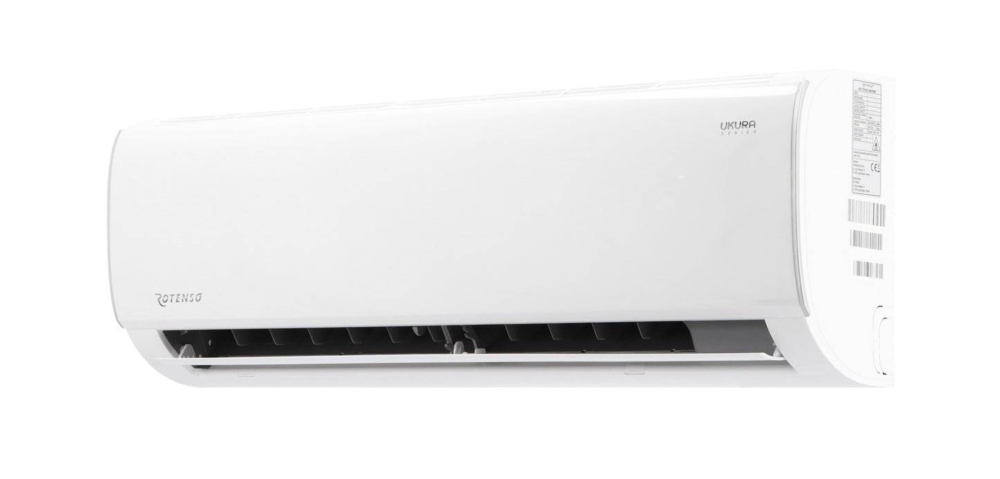 Rotenso Klimaanlage Ukura H 2,6 kW bis 7 kW Single-Split Wandgeräte-Set Digital Inverter WiFi A++