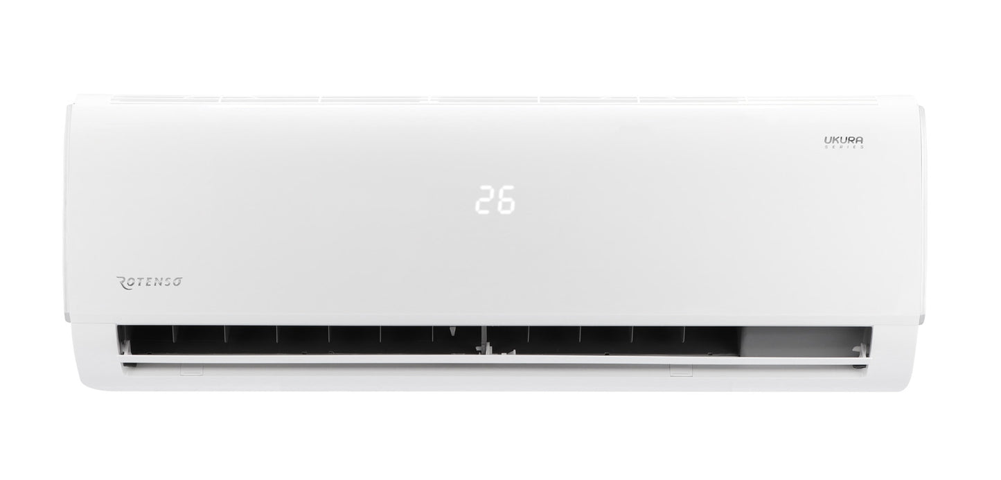 Rotenso Klimaanlage Ukura H 2,6 kW bis 7 kW Single-Split Wandgeräte-Set Digital Inverter WiFi A++
