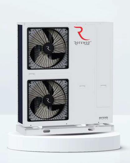 Rotenso Windmi Wärmepumpe Monoblock Luft-Wasser 14KW WIM140X3 BAFA - Pufferspeicher - Brauchwasserspeicher