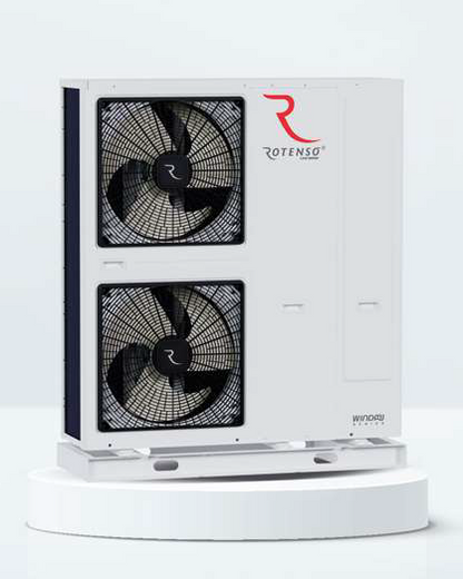 Rotenso Windmi Wärmepumpe Monoblock Luft-Wasser 14KW WIM140X3 BAFA - Pufferspeicher - Brauchwasserspeicher