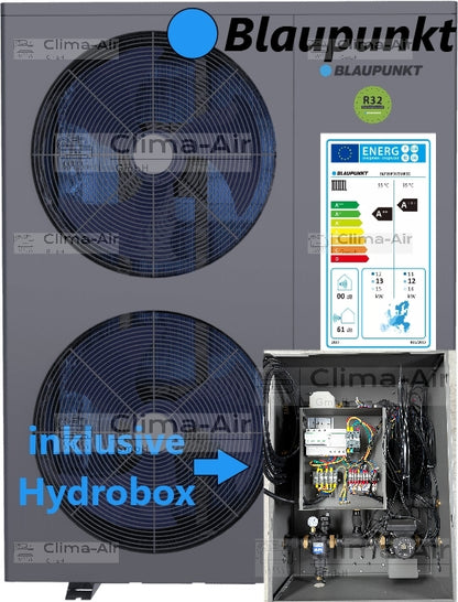 Blaupunkt Monoblock heat pump air/water 20 kW BLP20P3V2MR32 Wifi BAFA heating / cooling A+++