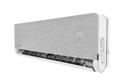 Rotenso Versu Cloth Stone air conditioner, 2.6 kW to 5.3 kW, single-split wall unit set, digital inverter, WiFi, A+++